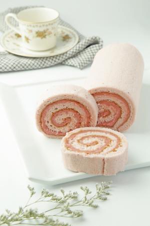 いちごの生チョコロール