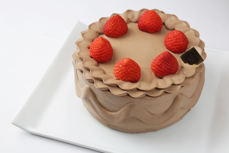 チョコレート生クリームデコレーションケーキ