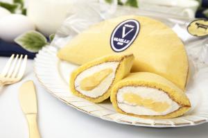 ジャージークリームとカスタードクリームのオムレット